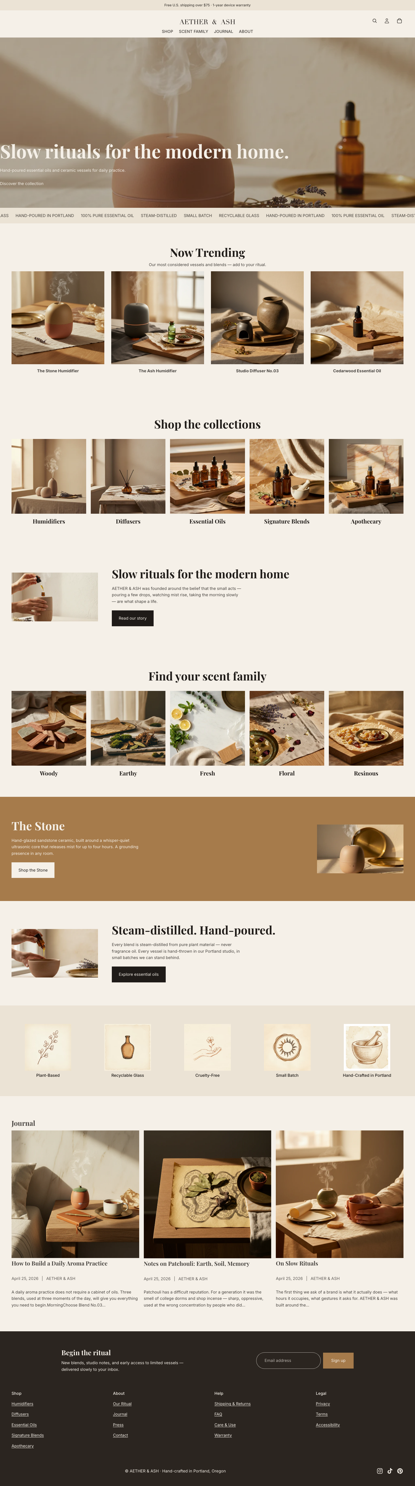 Homepage preview