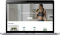 Health & Wellness pre-built Shopify store — laptop mockup